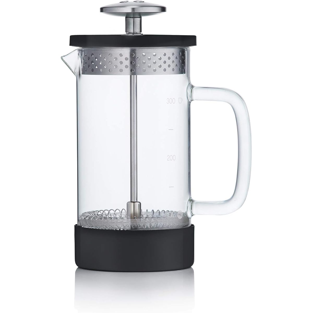BARISTA&CO Core Coffee Press 3cup 350ml Coffee Maker Core Coffee Press French Press Plunger (Black)