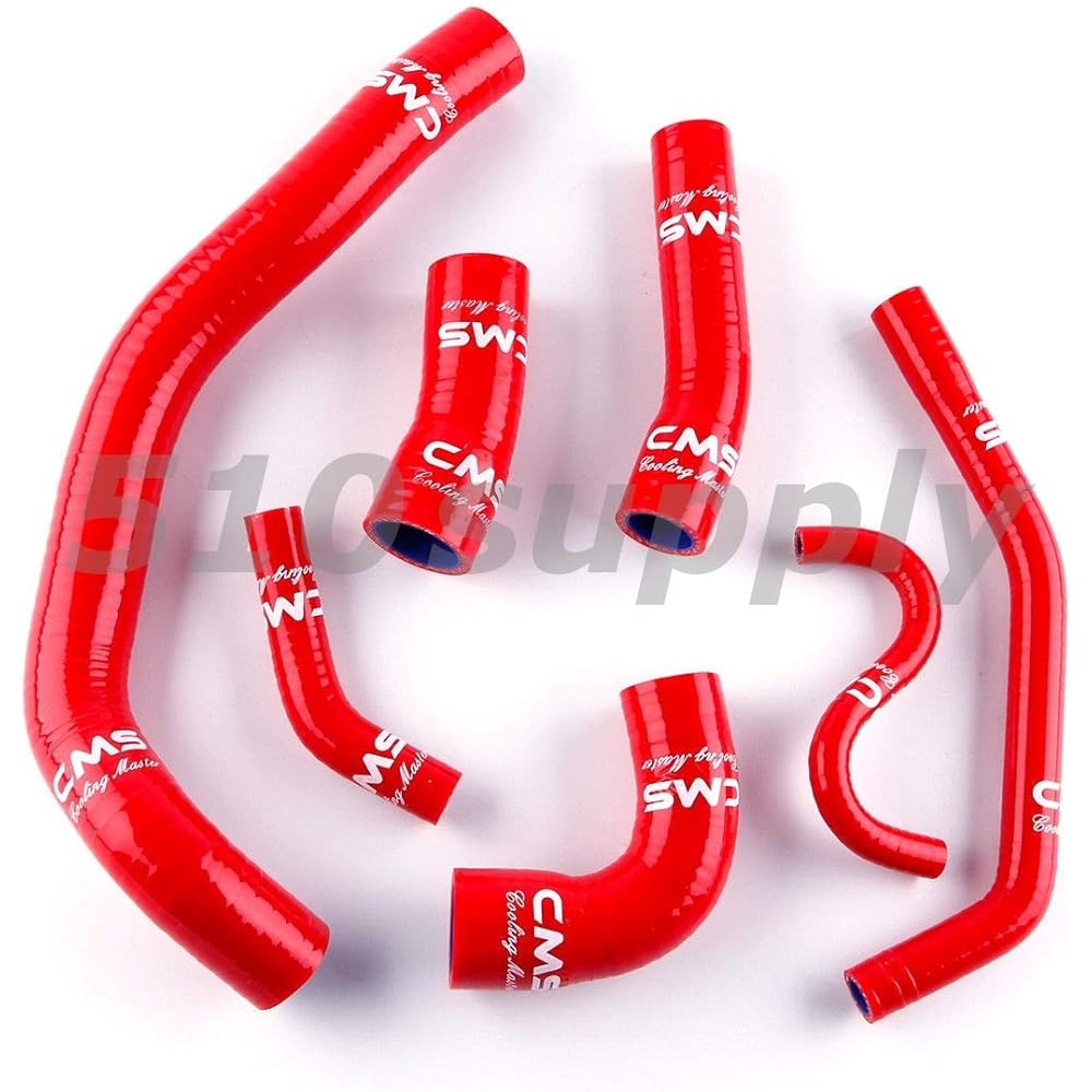 CMS Yamaha YZF-R1 RN09 5PW '02-'03 Radiator Hose Set Coolant Hose Black