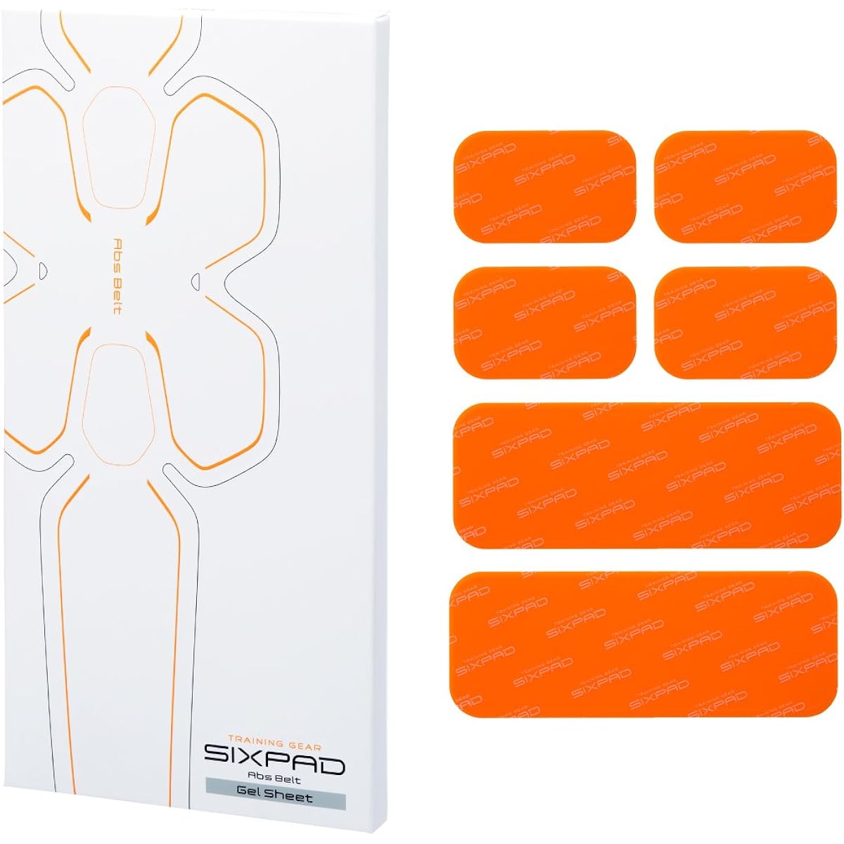 MTG SIXPAD Six Pad Abs Belt High Conductive Gel Sheet (Abs Belt) [Manufacturer Genuine Product]
