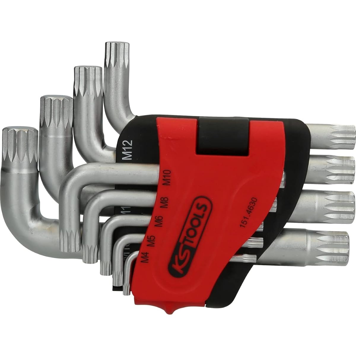 KS Tools Spline Key Wrench Set Short 9 Pieces 151.4630