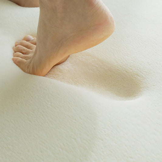 Glam Style Carpet Rug Washable Memory Foam Water Repellent 3 Tatami Mats 190x240cm Super Moot Plus Hot Milk Ivory
