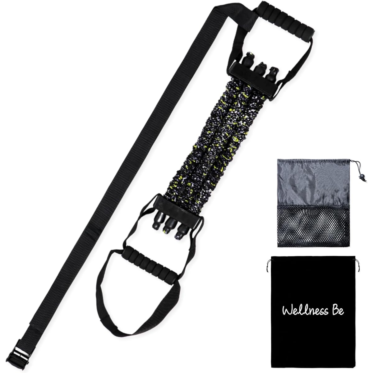 [Wellness Be] Pull-up assistance Chinning Pull-up assist tube Pull-up equipment Adjustable strength x with handle Tube Muscle training Pull-up bar Pull-up machine