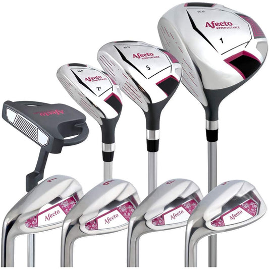 Afecto Women's (Afect) Lefty Golf Set Club Only 8 Piece Set (1W/5W/7U/7I/9I/PW/SW/Putter) L Shaft Manufacturer Direct Sales Golf Shop
