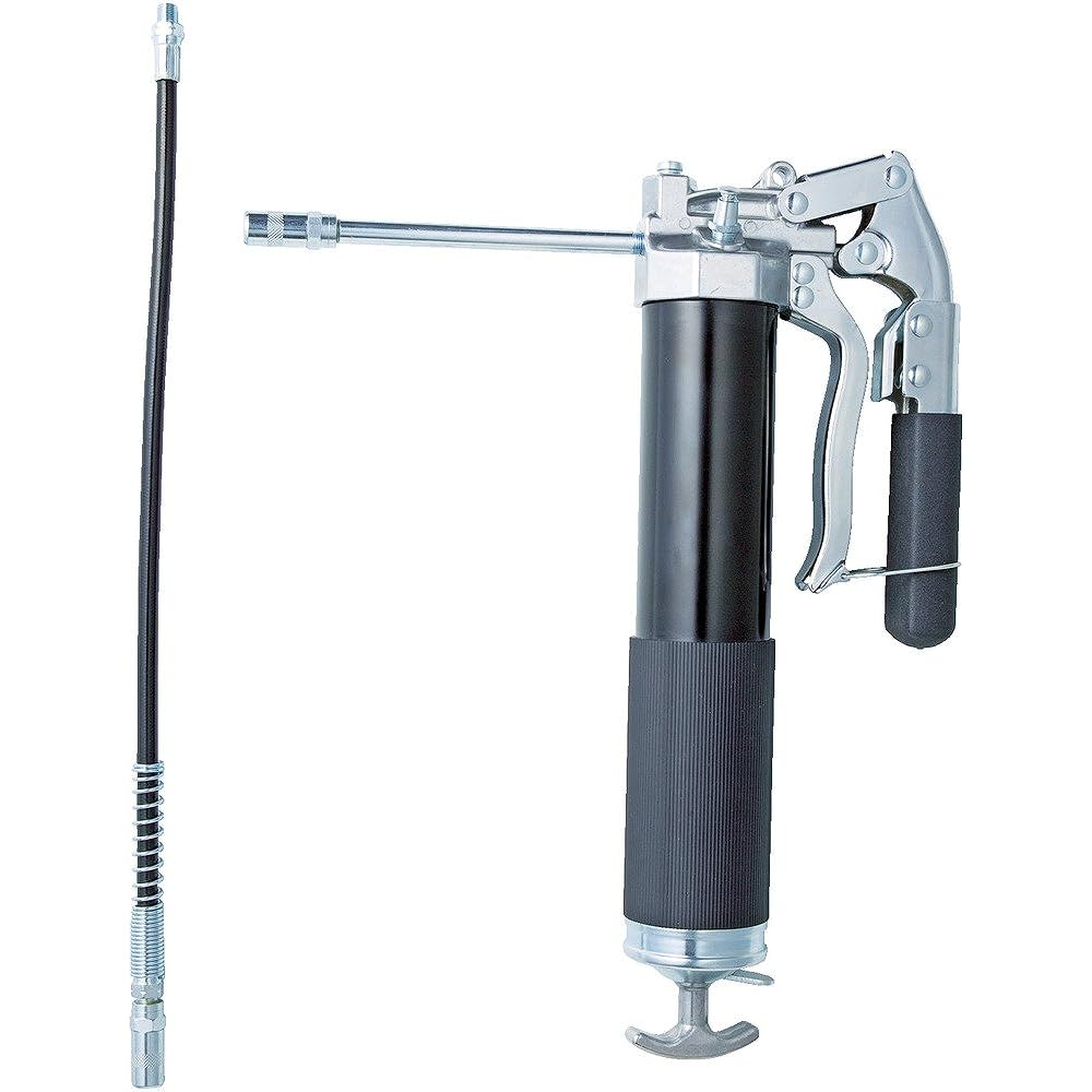 TRUSCO Grease Gun (One-handed/Two-handed Hand Filling Type) 500cc TGS-400W
