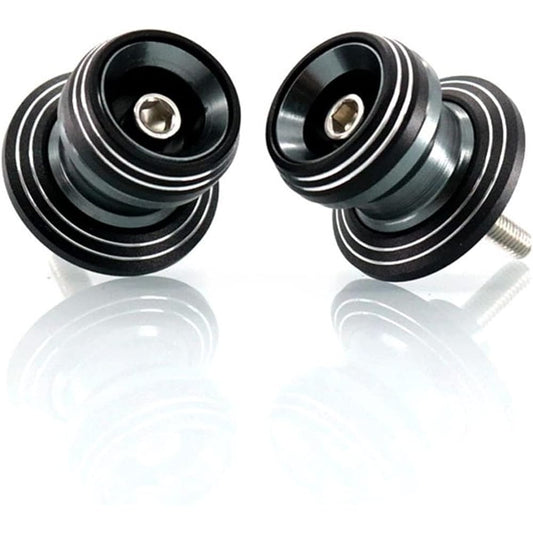 Swing Arm Spool Stand Screw Slider For KA-WA-SA-KI Z800 Z650 Z900 Z900RS Z1000 Z000SX ZX6R ZX10R ZX-6R ZX-10R Motorcycle Swing Arm Spool Slider M8 Stand (Color: Gray)
