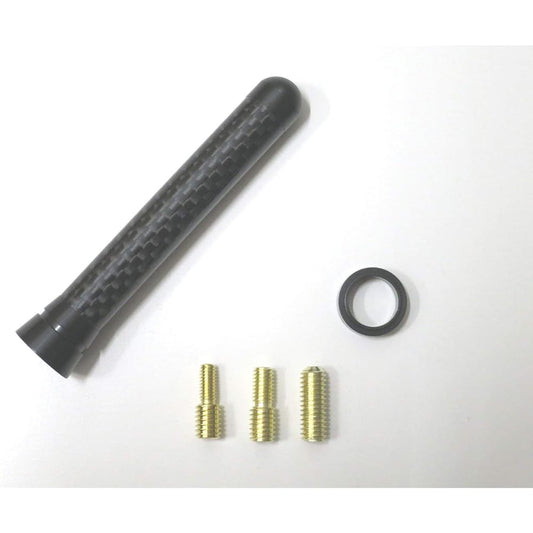 Short Antenna Real Carbon Anodized Black Nissan X-Trail 07/8- #T31 DRATCBB-N004