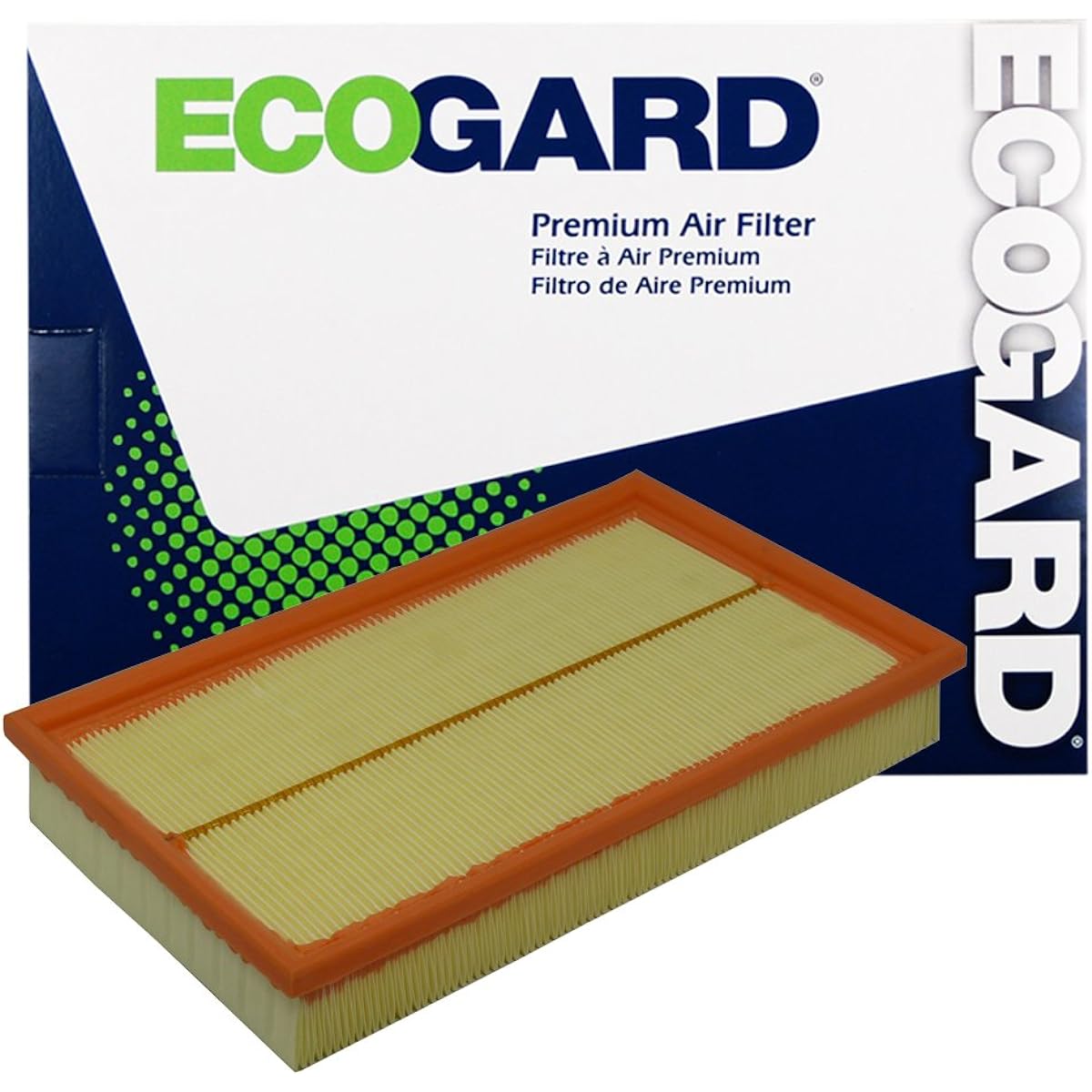 ECOGARD XA5380 Premium Engine Air Filter Jaguar XK8 4.0L 1997-2002, XJ8 4.0L 1998-2003, VANDEN PLAS 4.0L 1998-2003, XJR 4.0L 1998-2003, XK8 4 0.2L 20. 03-2005, XKR 4.0L 2000-2002, XKR 4.2L 2003-2005.