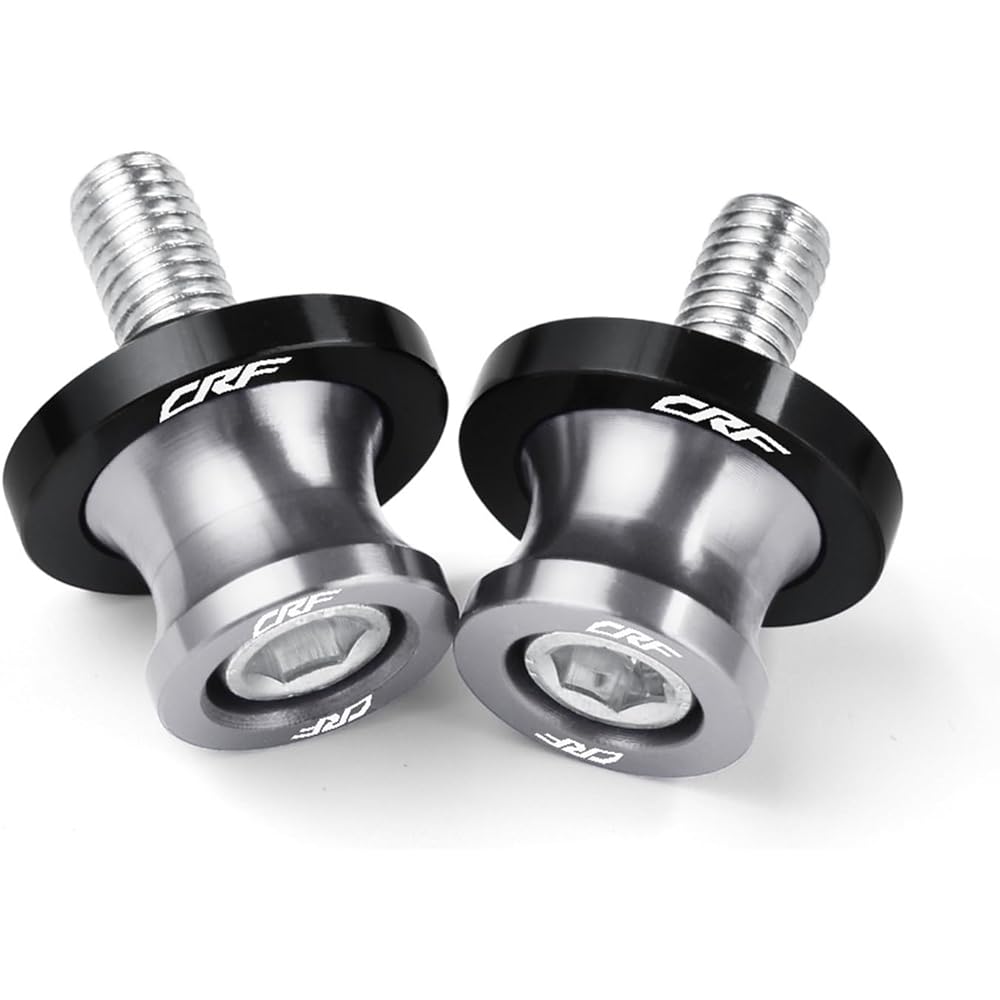 Motorcycle Swingarm Spool Slider Motorcycle Accessories CNC Aluminum 10mm Swingarm Spool Slider Stand Screw FOR CRF250R CRF450R CRF 250 450 R 2007-2021 (Color : E 8MM)