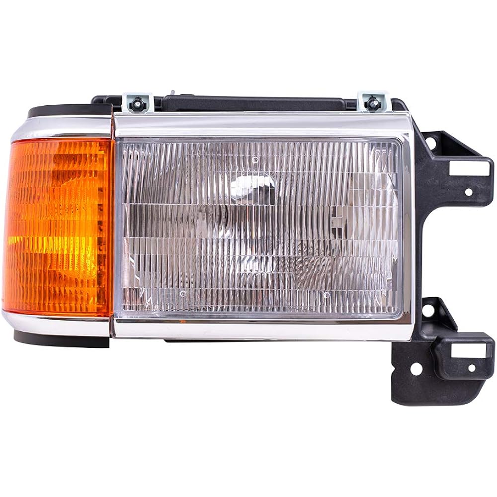 Headlight Park Lamp & Chrome Trim Driver and passenger seat replacement Ford pickup truck BRONCO SUV E9TZ13008F E9TZ13008E