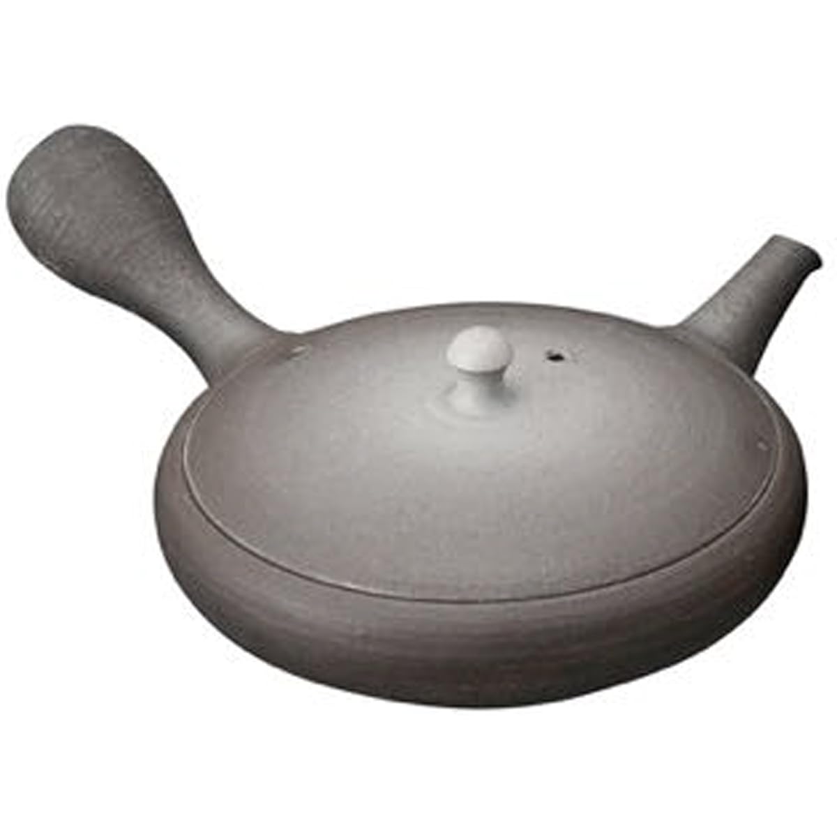 Tokoname Ware Teapot 8-130 Junzo No. 9 Black Soil Gokuhei Maru White Blur Teapot 100ml Thin (Sasame) Master Craftsman's Choice Artist's Product Made in Japan Boxed T1422