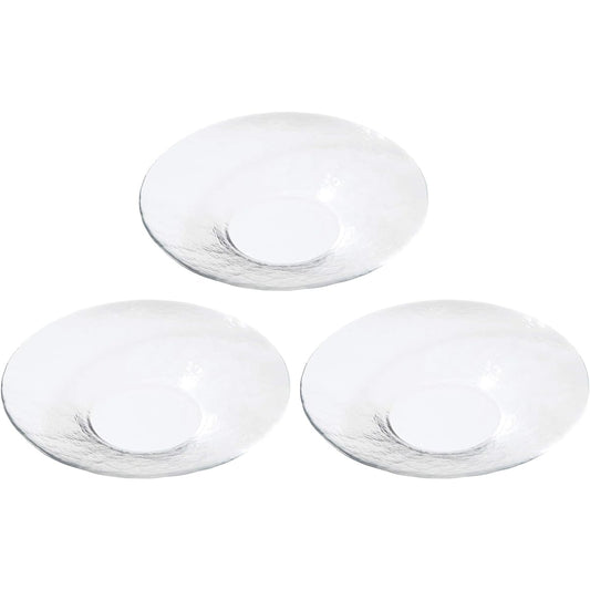 Toyo Sasaki Glass Bowl Orbit Ball Made in Japan Approx. φ22.5 x 4.2cm 46057 3 pieces