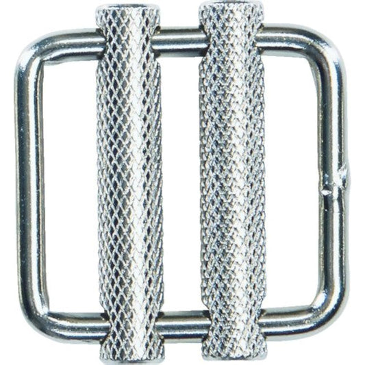 TRUSCO PP Belt Dedicated Metal Fittings for 50mm Double Slide Buckle 10 Pieces BK-50-10P