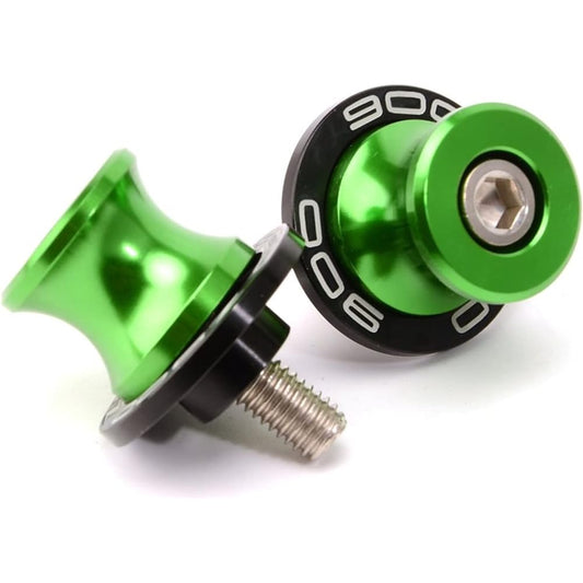Swing Arm Spool Slider Stand 8MM For KA-WA-SA-KI Z900 Z 900 2017 2018 2019 2020 2021 2022 Motorcycle Accessories Swing Arm Spool Slider Stand Screw (Color: Green)
