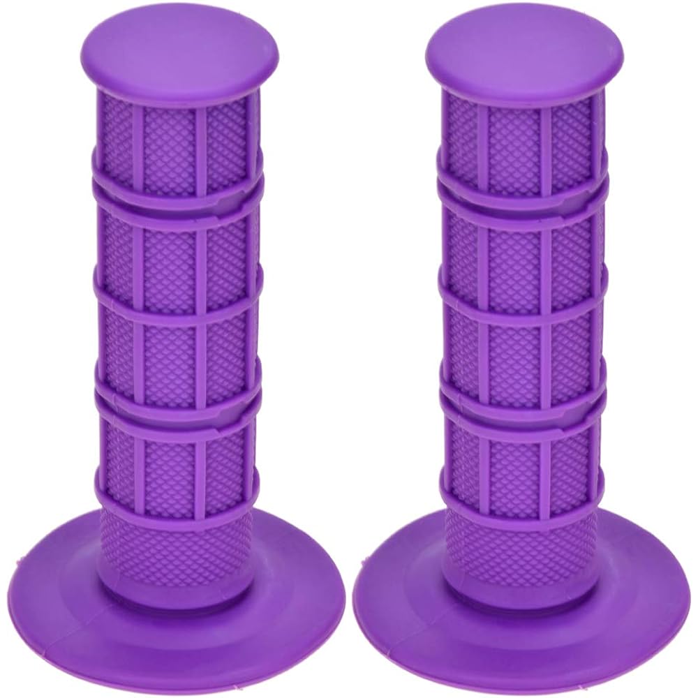 HIAORS Universal Purple 22mm 7/8" Handlebar Grips Soft Rubber Comfort Racing Grips XR 50 KLX SSR Pit MX Honda CRF150F CRF230F CRF250F CRF450F Dirt Bike Parts