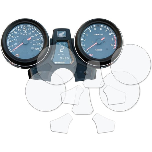 Fits for Honda CB1100 CB 1100 Motorcycle Scratch Cluster Screen Dashboard Protection TPU Instrument Film Protector Instrument (Color : 2 set)