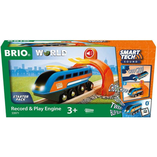 BRIO Smart Tech Sound Engine Ages 3+ (Electric Vehicle Train Toy Wooden Rail) 33971