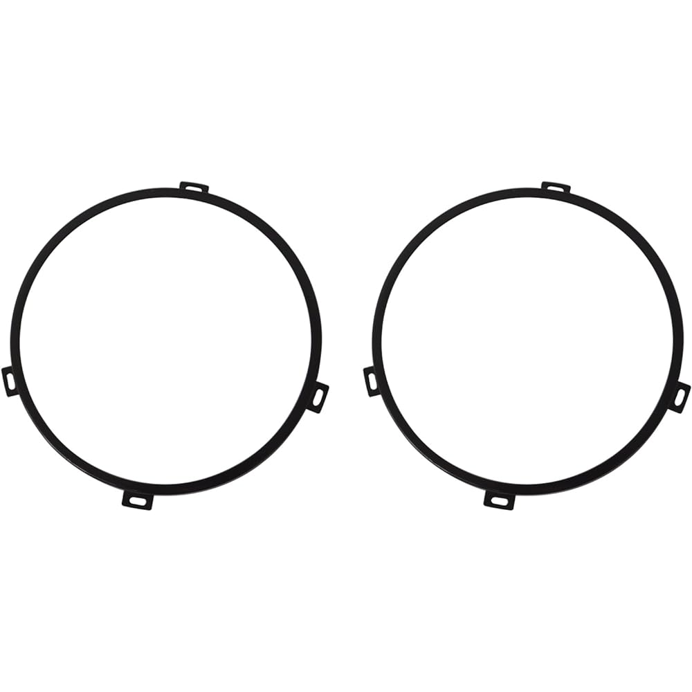 U-BOX JEEP WRANGLER 7 inch round headlight attached Bracket Black Ring 2007-2018 Jeep JK & WRANGLER Unlimited