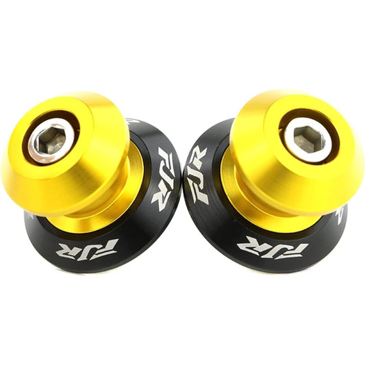 Stand Screw Slider Suitable for Yamaha FJR1300 Motorcycle Bracket All Year Rear Rocker Slider Spool Bracket Spool CNC Aluminum Alloy (Color: Gold)