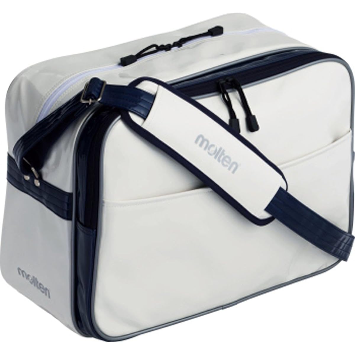 Molten Enamel Bag KM0074-WN White x Navy L