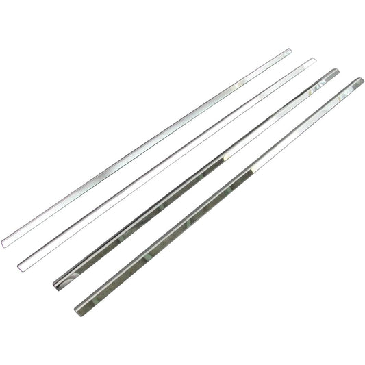 BRIGHTZ Solio MA15S Super Mirror Stainless Plated Window Mall 4PC [WIN-SIL-072] 11420