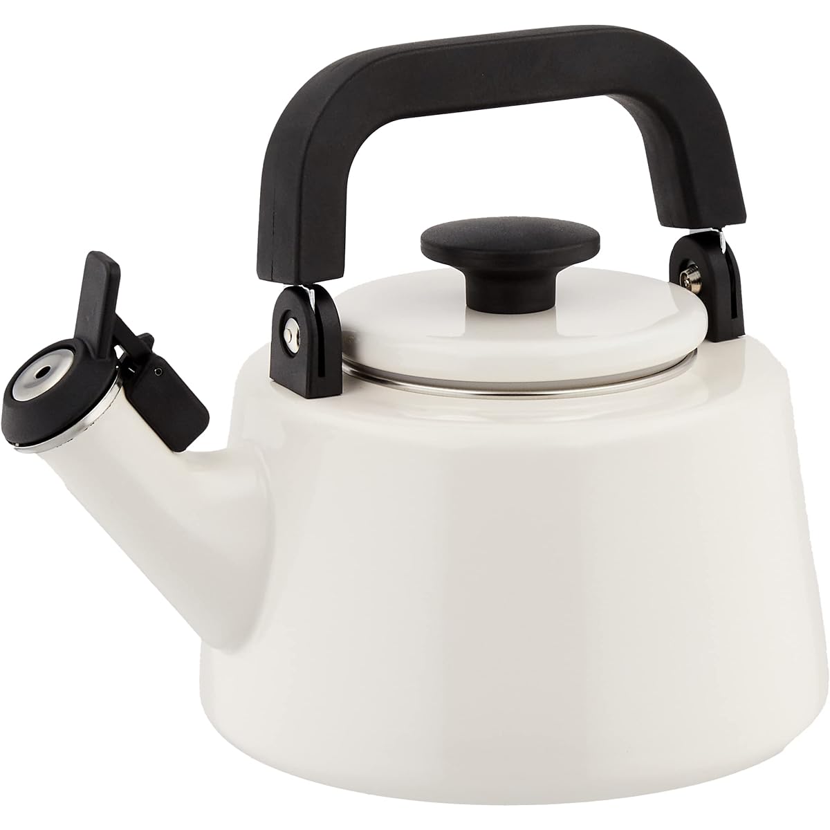 IRIS PLAZA Kettle IH Compatible Whistle White 2.1L Cotton CTN-2.1WK.W