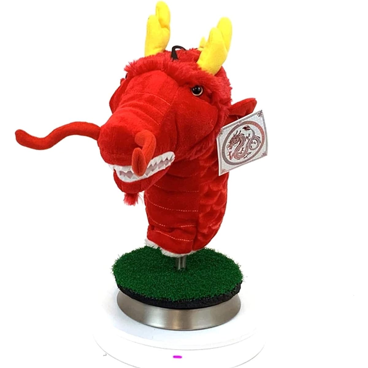 Hokushin Trading Head Cover Red for Driver [460cc Compatible] Red Dragon WHC1756