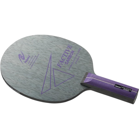 Nittaku Table Tennis Racket Factive Carbon Shakehand Attack with Special Materials