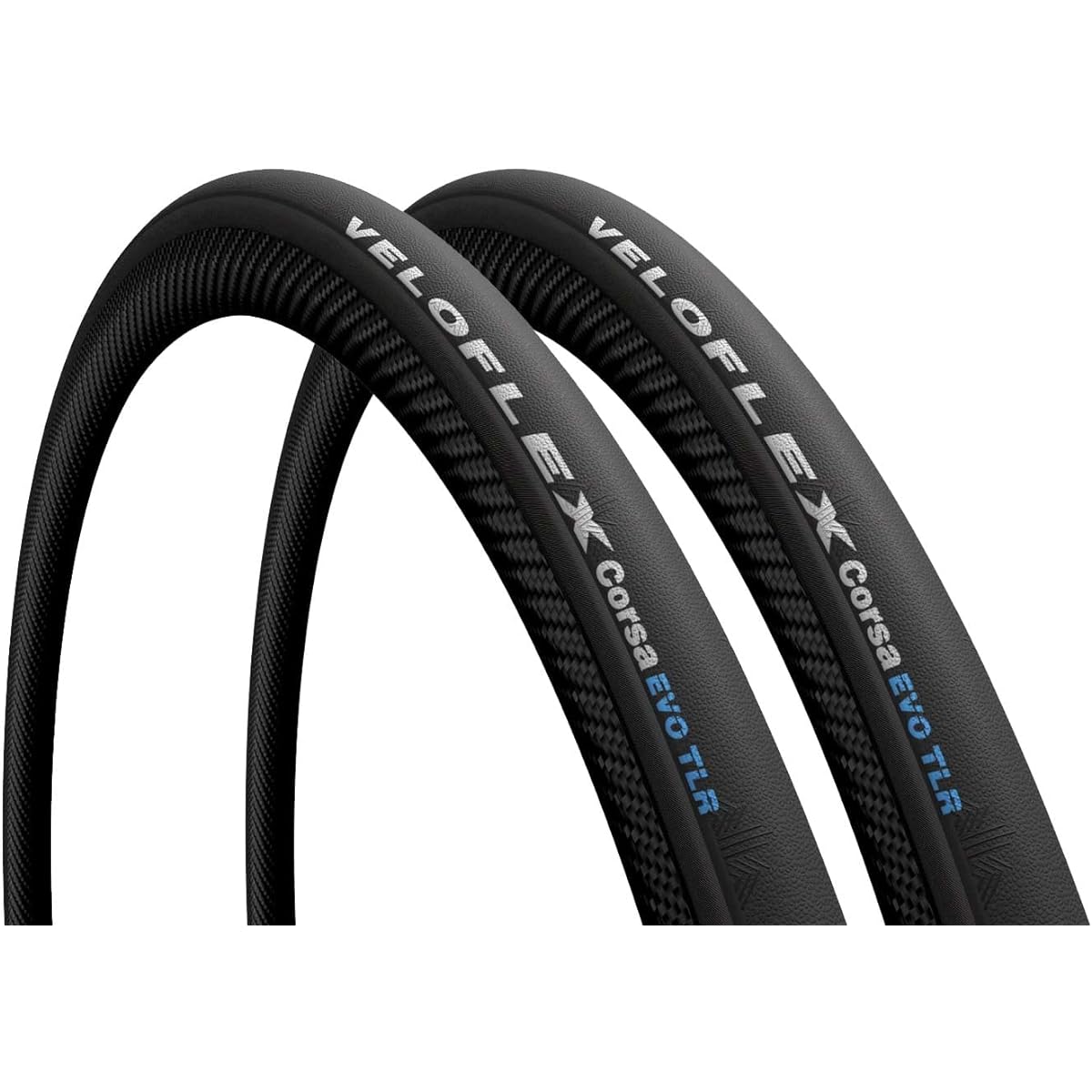 Veloflex Corsa Evo 700×25C Corsa Evo TLR Tubeless Ready Set of 2