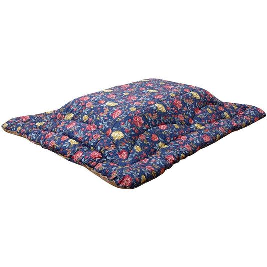Ikehiko Kotatsu Futon Square Courrèges Approx. 205 x 205 cm Navy Made in Japan Thick Elegance #5953219