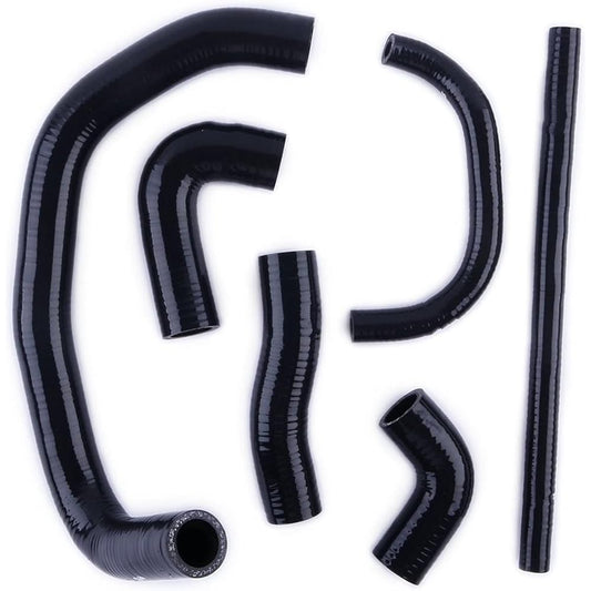 Motorcycle Radiator Hose For Ka-wa-sa-ki ZX9R 1994 1995 1996 1997 Motorcycle Silicone Radiator Coolant Hose Kit (Color: Matt Black)