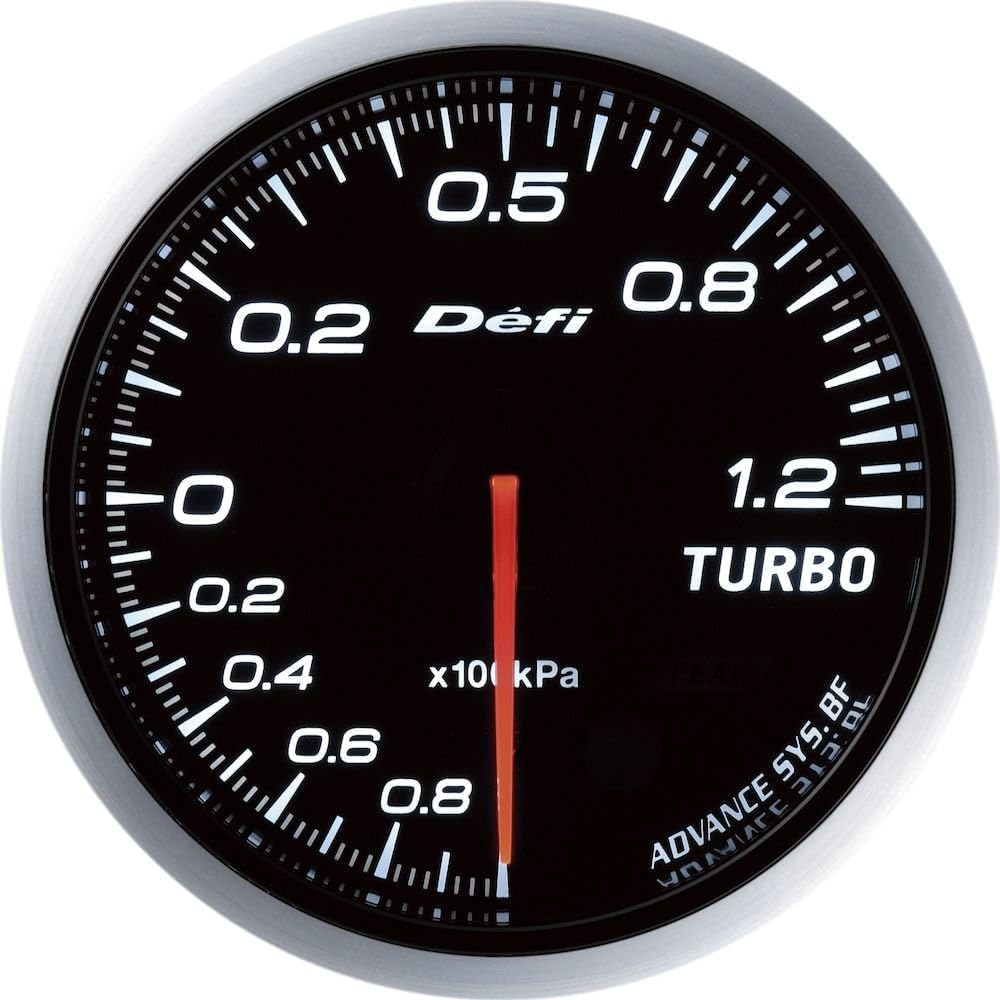 Nippon Seiki Defi Meter [Defi-Link ADVANCE BF] Turbo Meter 120kpa (Amber Red) DF10002