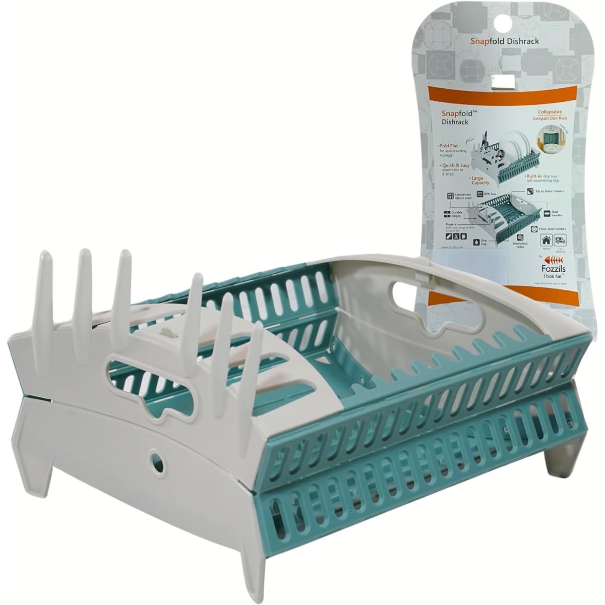 Fozzils Dish Rack, Camping Dish Drying Rack, Field Rack, Drainer Rack, For Washing Dishes When Living Alone, Officially Sold in Japan TKcraft