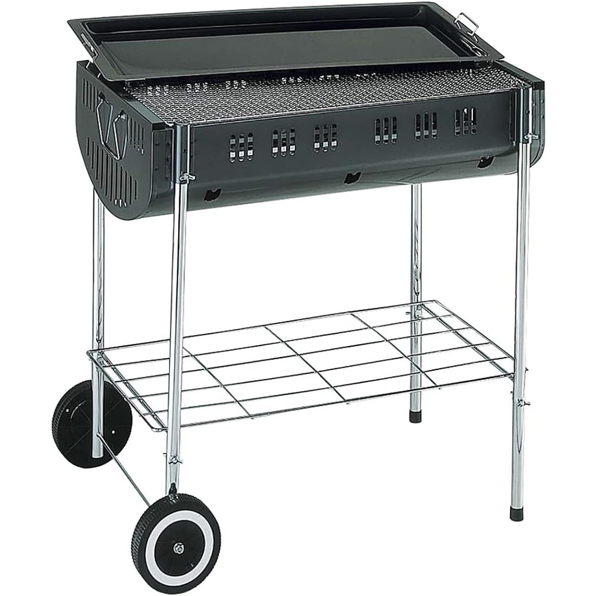 Captain Stag BBQ Stove BBQ Oak LL with casters [for 5-6 people] M-6440