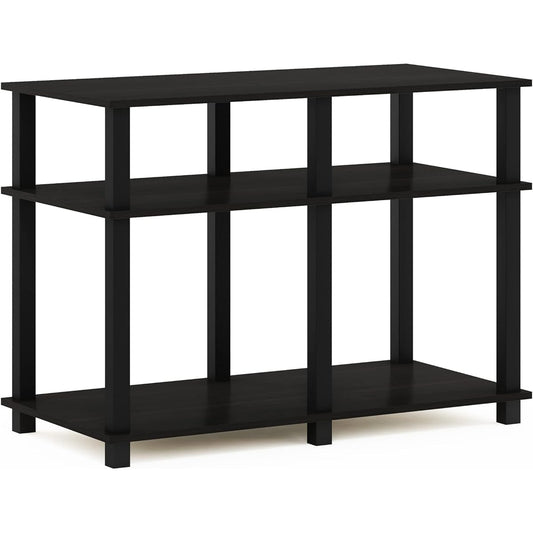 Furinno Romain Turn N Tube TV Stand Espresso/Black 40 Inch [Regular Japanese Import Product]