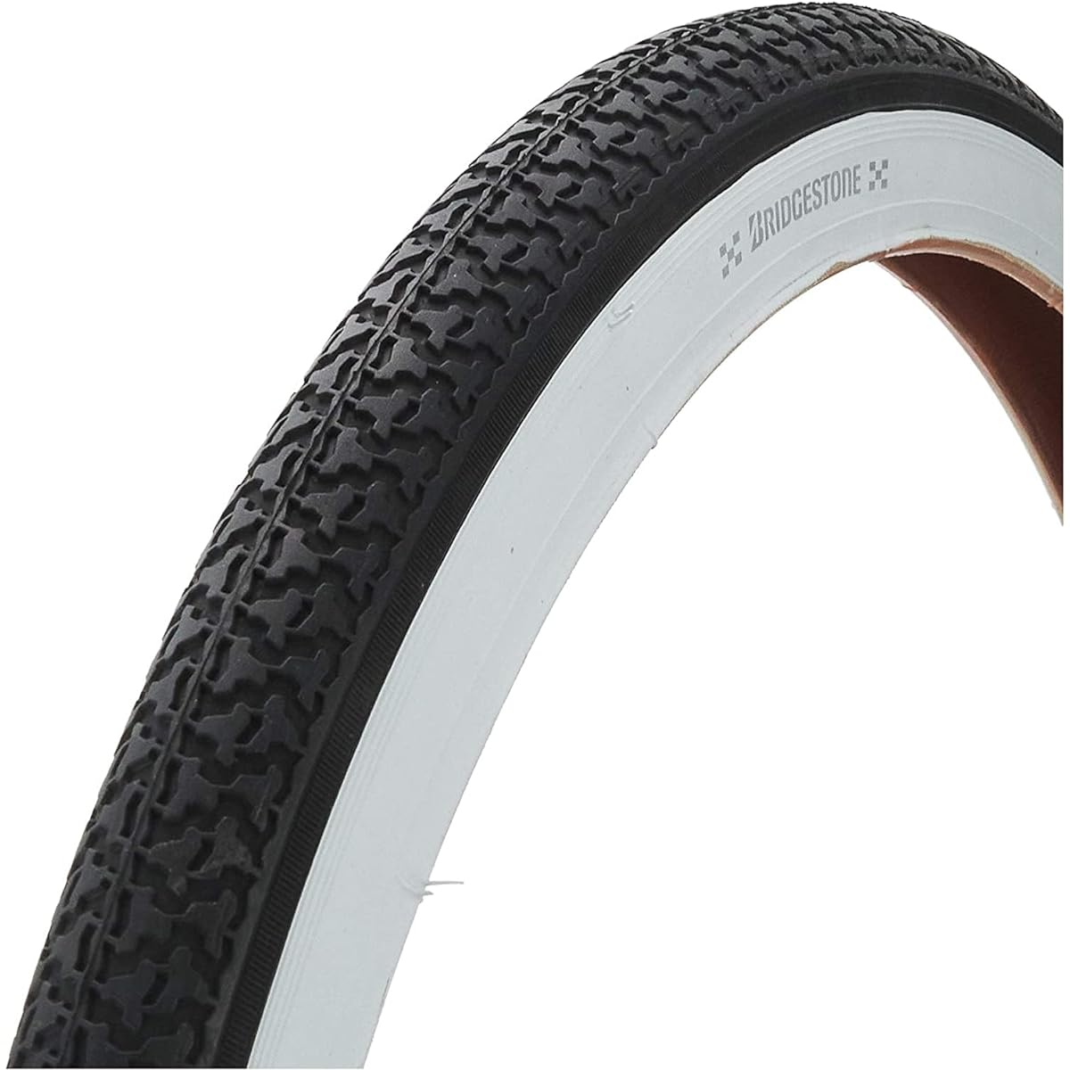 BRIDGESTONE Mini Cycle Tire WO22×1-1/2 Tire Side: White Tire/Tube Each 1 Piece WB (White & Black) 22WB.A P7141 F274800WB