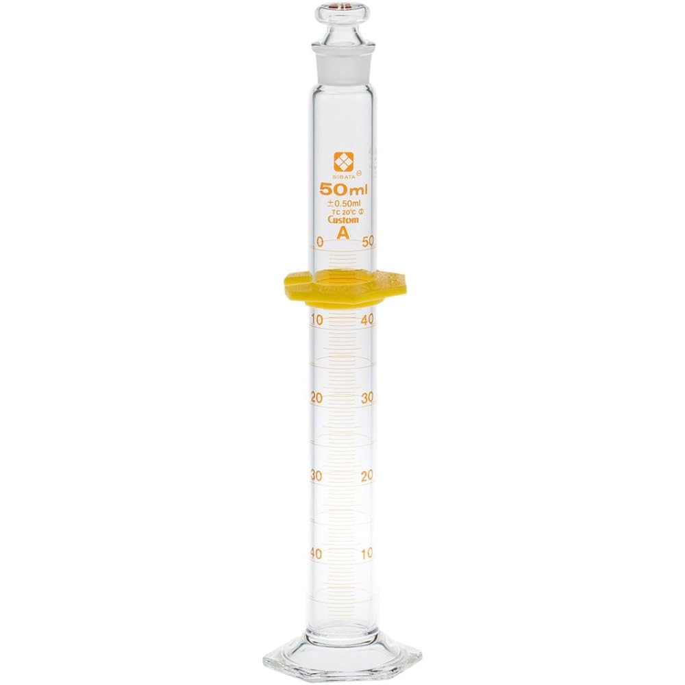 Stoppered graduated cylinder Custom A 50mL