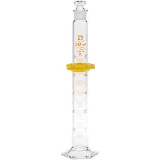 Stoppered graduated cylinder Custom A 50mL