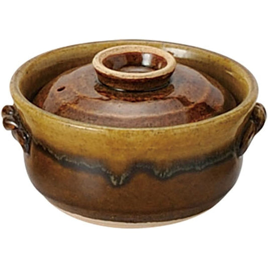 Yamashita Crafts Candy Glaze Nawate 4-5 inch clay pot 13.5cm 16068900