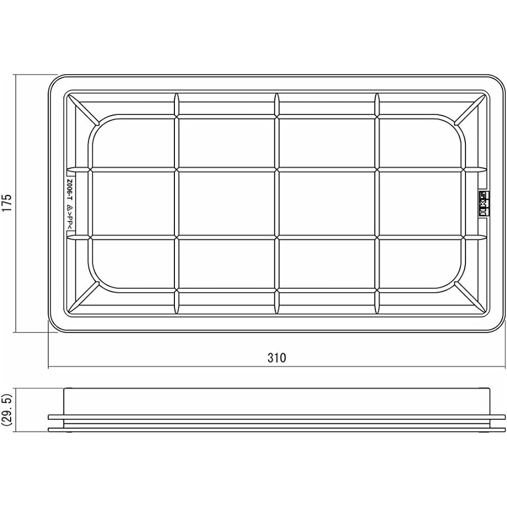 HKS Super Air Filter CX-7 ER3P MPV LY3P Mazdaspeed Atenza GG3P 70017-AZ106 Air Cleaner 70017-AZ106