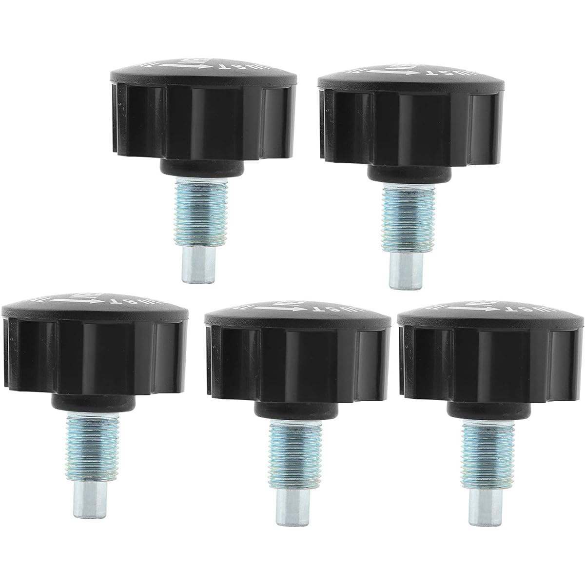 Fitness Adjustment Knob, 5 Pieces Fitness Pop Pull Pin Knob M16 Exercise Training Machine Release Bike Equipment