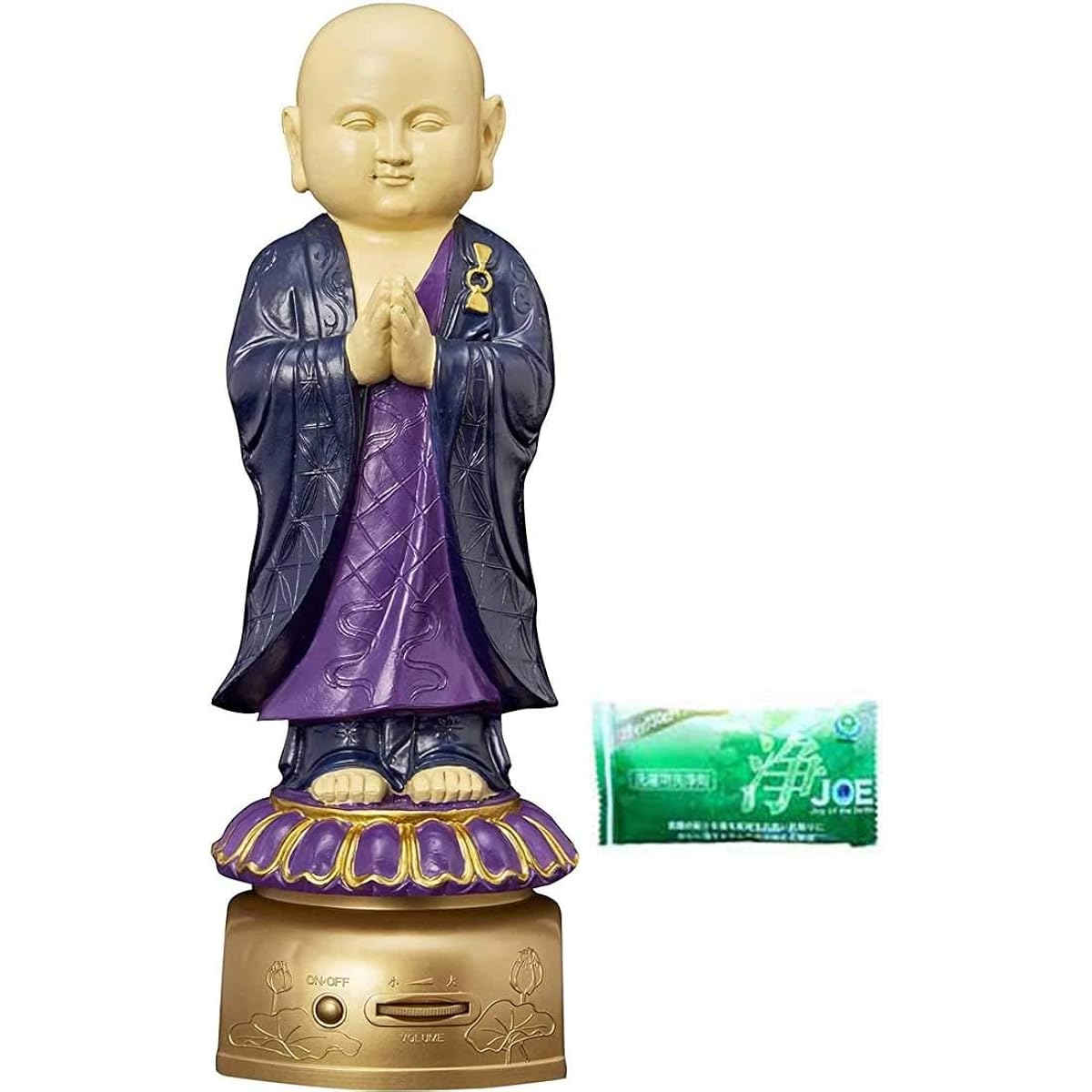 My Family's Monk Sutra Reading Voice Doll (Nichiren Sect) Robe Type [Includes 1 Zentama Detergent Mini Purifier 30g]
