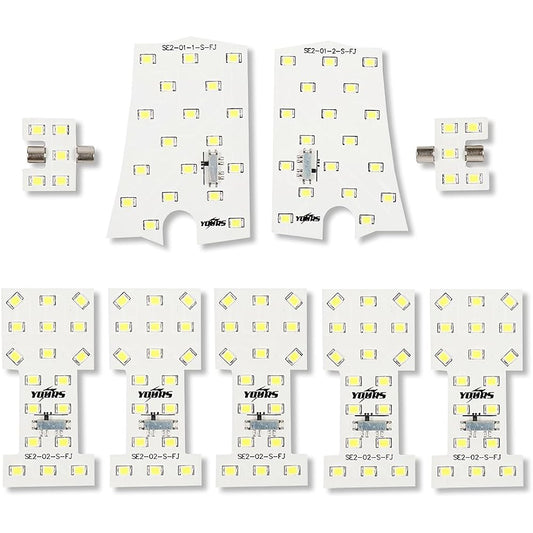YOURS Nissan Elgrand E52 Exclusive LED Room Lamp Set Exclusive T5 LED Vanity Lamp Set (with dimming adjustment) ELGRAND Custom Parts Accessories Dress Up Nissan NISSAN Nissan elgrand-e52-ledroom-set-n [2] M