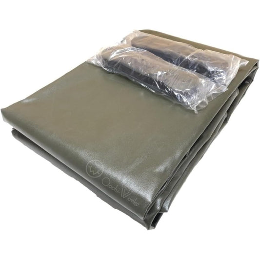 Truck Seat OD National Defense Color No. 1 0.6 x 8.3 ft (1.9 x 2.1 m) Ester Canvas Light Truck Bed Cover