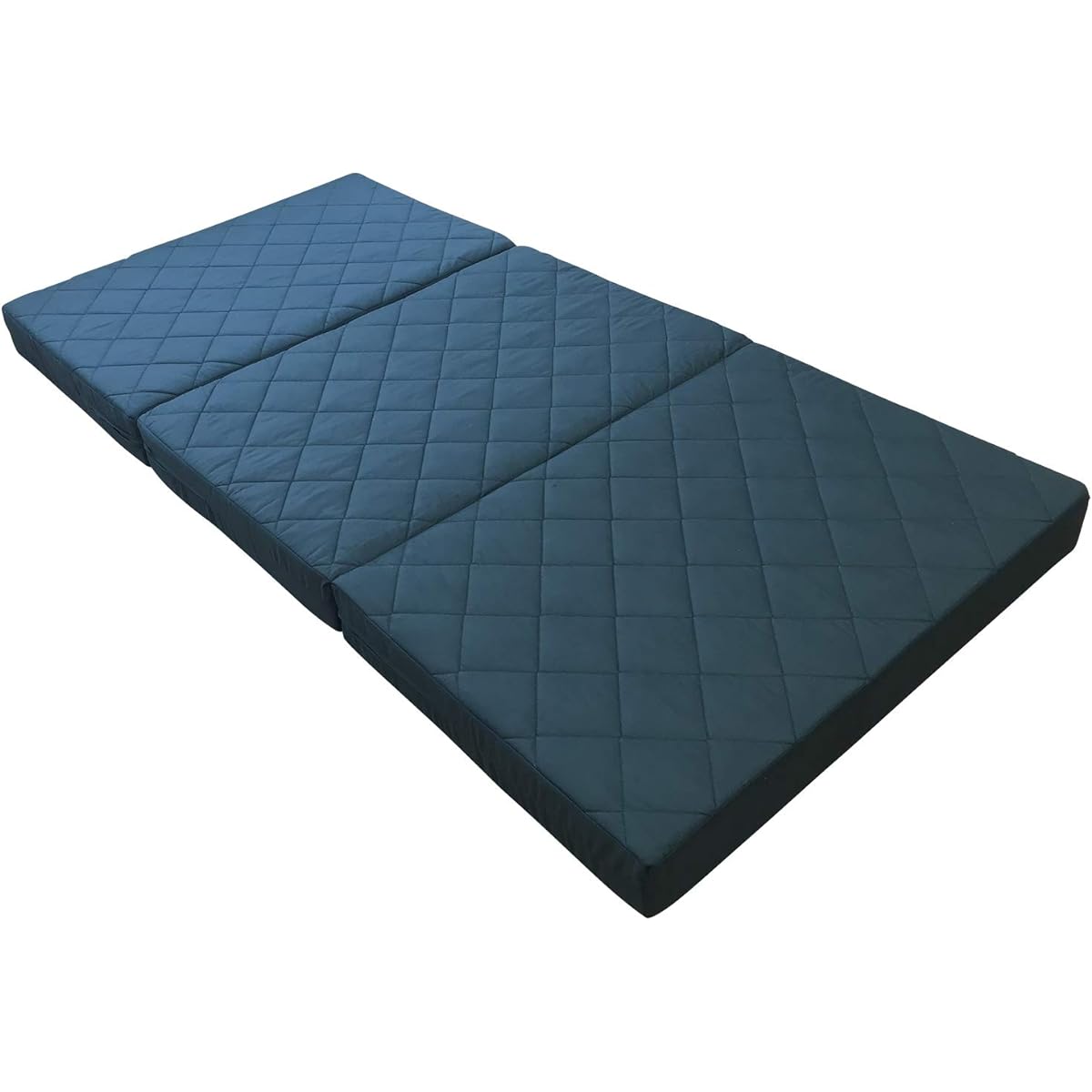 [Achilles] Mattress, Back Firm, Mite-Resistant, Folding, Single, Thickness 12cm, Plump Quilt, Tri-fold, Back Pain, Black NEW-EMKN120BK