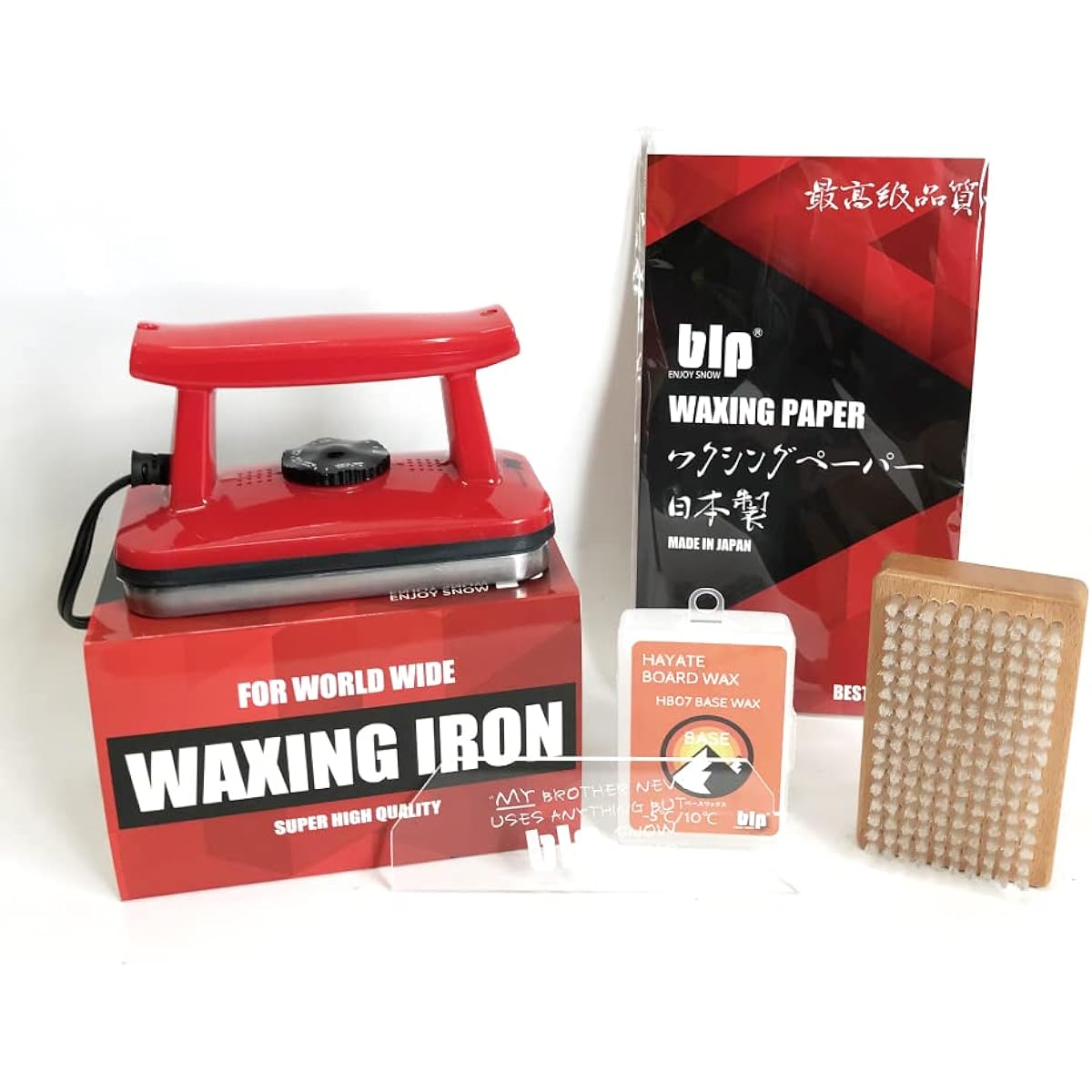 BLP Snowboard Ski Maintenance Hot Wax Set Minimum 5P Easy Tune-up