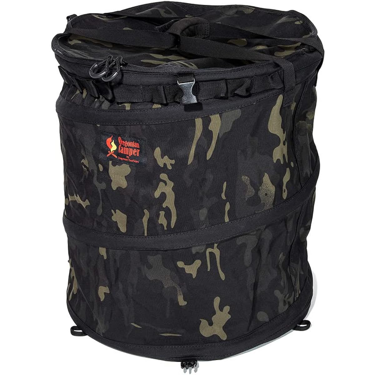 [Oregonian Camper] Pop-up Trash Box R2 Black x Camo OCB-2026