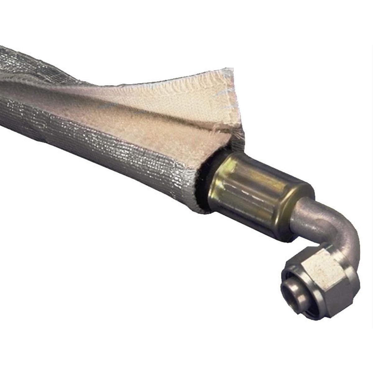 Design Engineering 010405 Aluminized Sleeving for Ultimate Hi-Temp Protection (with Hook and Loop Closure), Regular, 1/2" - 1-1/4" I.D. x 3ft