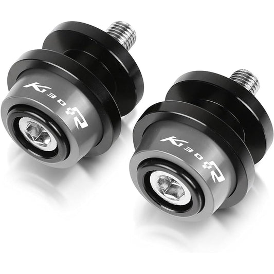 Stand Screw Slider Motorcycle Accessories 8mm Bracket Screw CNC Rocker Slider Bobbin is very suitable for BMW K1300R K1300S 2009-2015 2014 2013 2012 (Color: Gray)