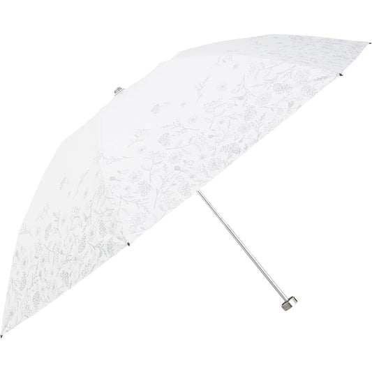 MOONBAT Fuwa Cool Folding Umbrella Parasol [For both sun and rain, first class blackout] 50cm Glitter