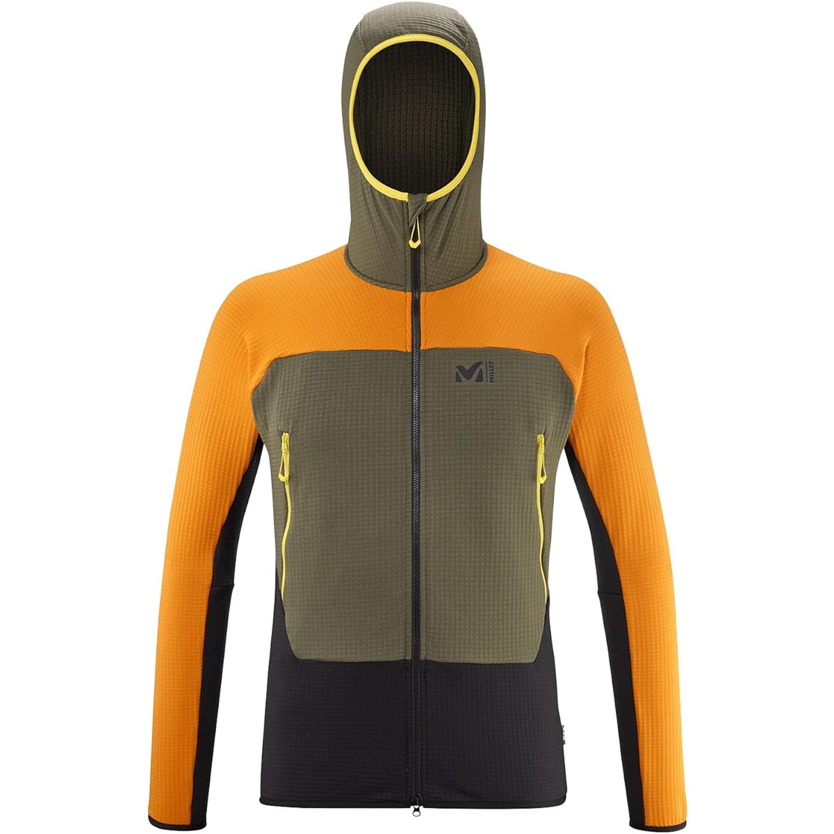 [Millet] Fleece Fusion Grid Hoodie FUSION GRID HOODIE M Men's